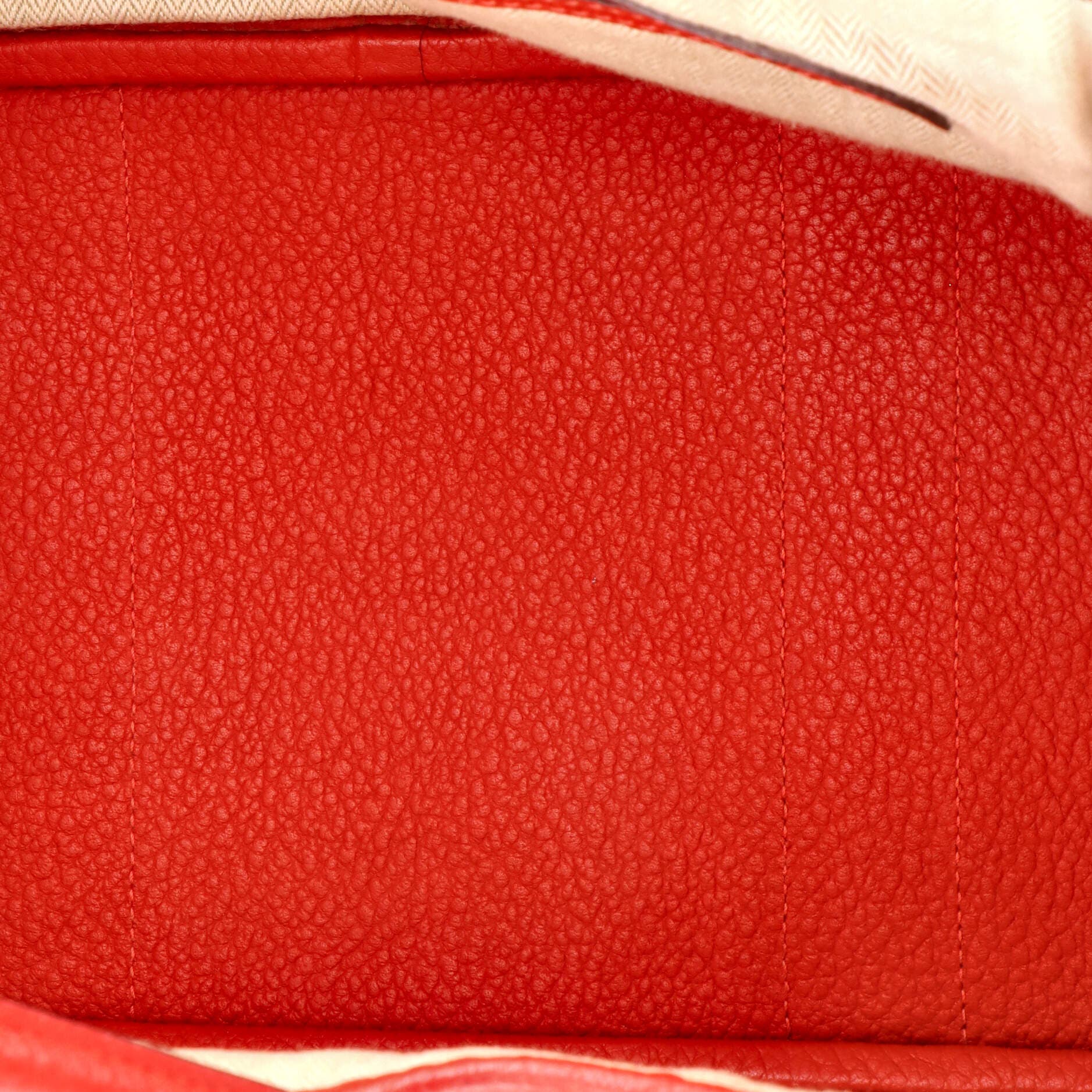 Pre-Owned Hermes Garden Party Tote Leather 36, Alternate, color, Geranium