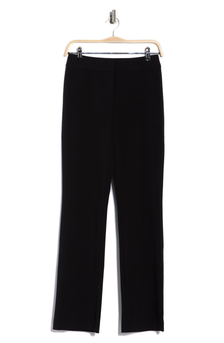 Leith Fitted Straight Leg Pants, Alternate, color, Black