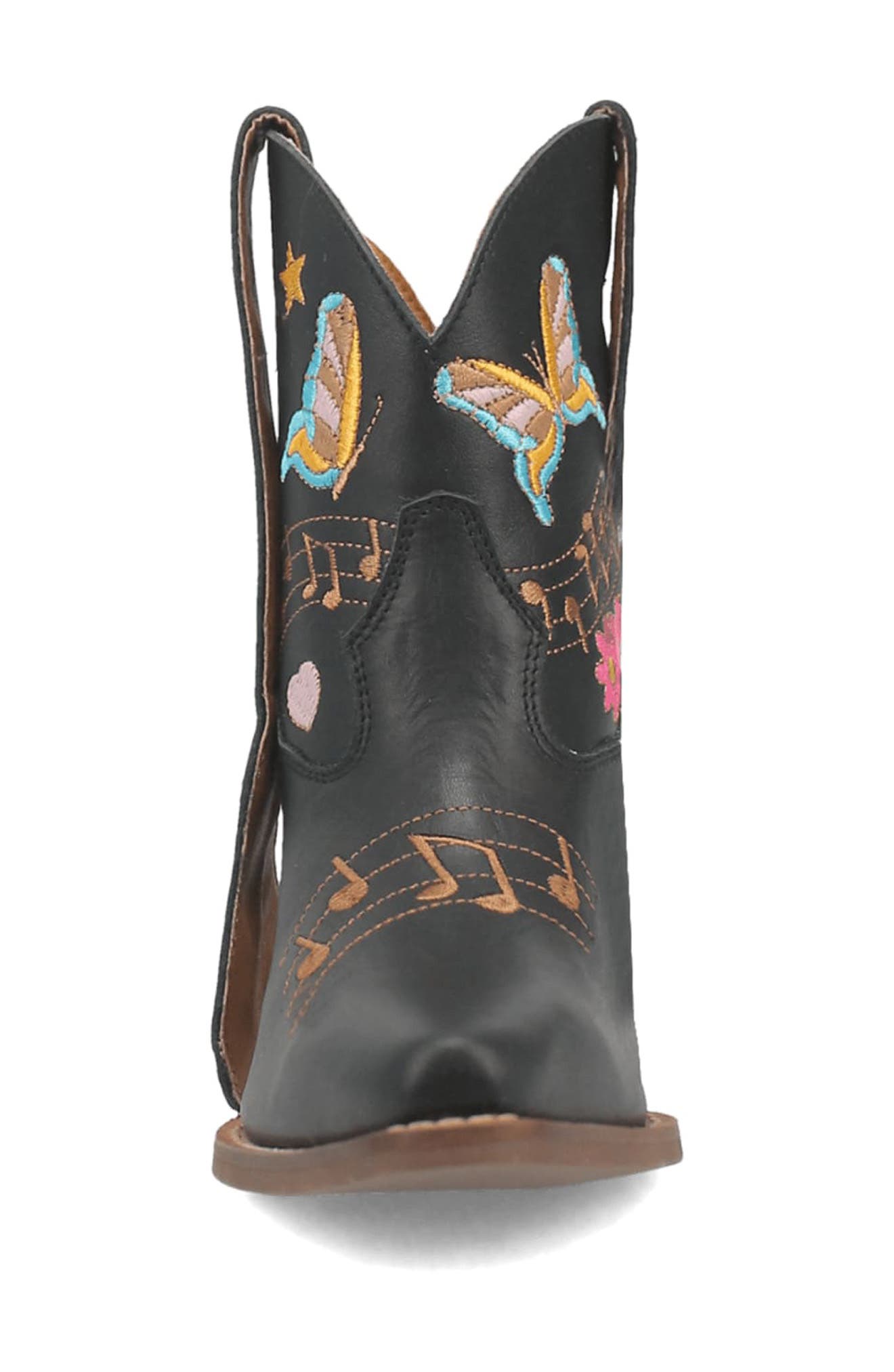 Dingo Melody Embroidered Western Boot, Alternate, color, 
