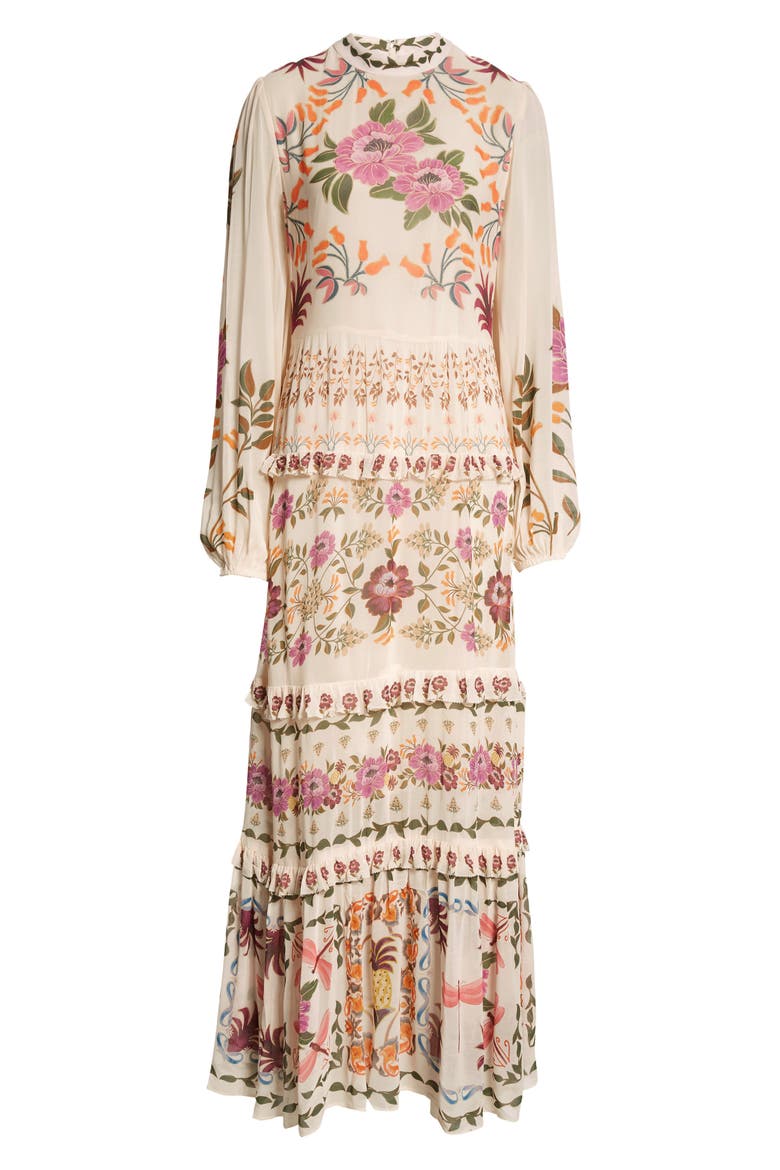 ruffle winter dress Winter Green
