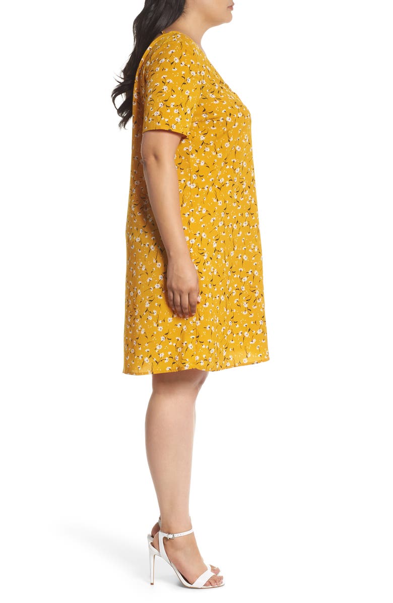 Glamorous Floral Swing Shirtdress, Alternate, color, 