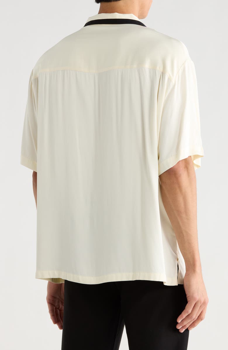 BOSS Efino Short Sleeve Button-Up Shirt, Alternate, color, Whisper White