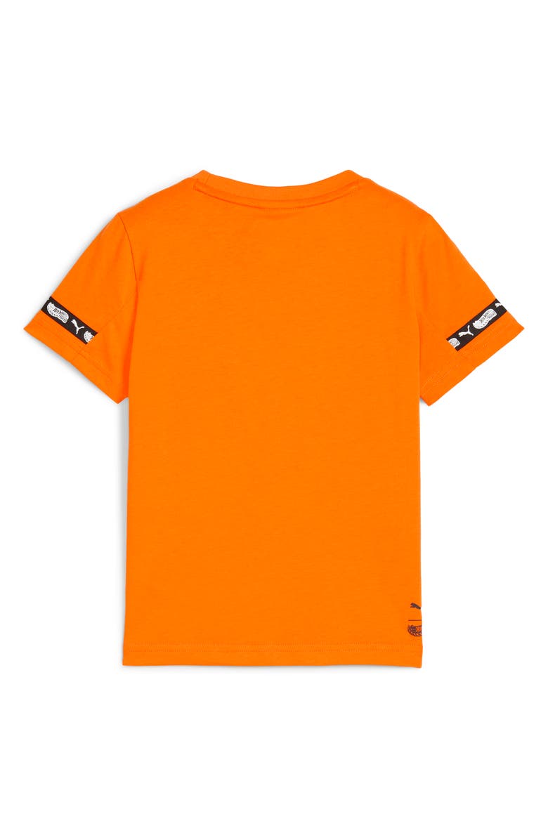PUMA x Hot Wheels Kids' Cotton Graphic T-Shirt, Alternate, color, Orange Glow