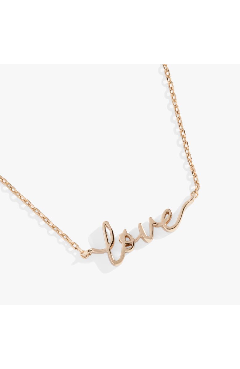 Alex and Ani Love Inline Necklace, Alternate, color, 