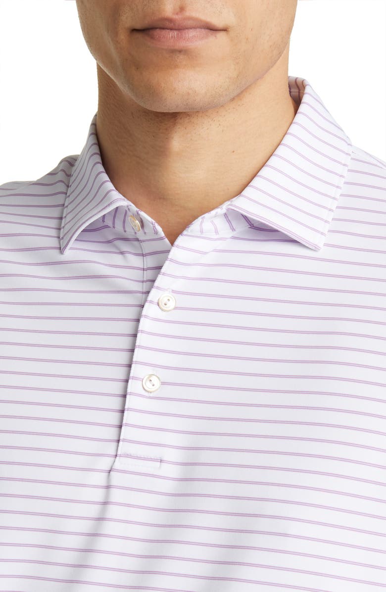 Peter Millar Drum Stripe Performance Golf Polo, Alternate, color, 