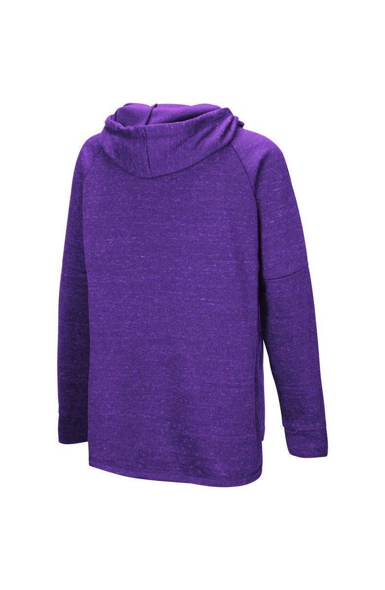 COLOSSEUM Women's Colosseum Purple LSU Tigers Nollie Raglan Slub Pullover Hoodie, Alternate, color, 