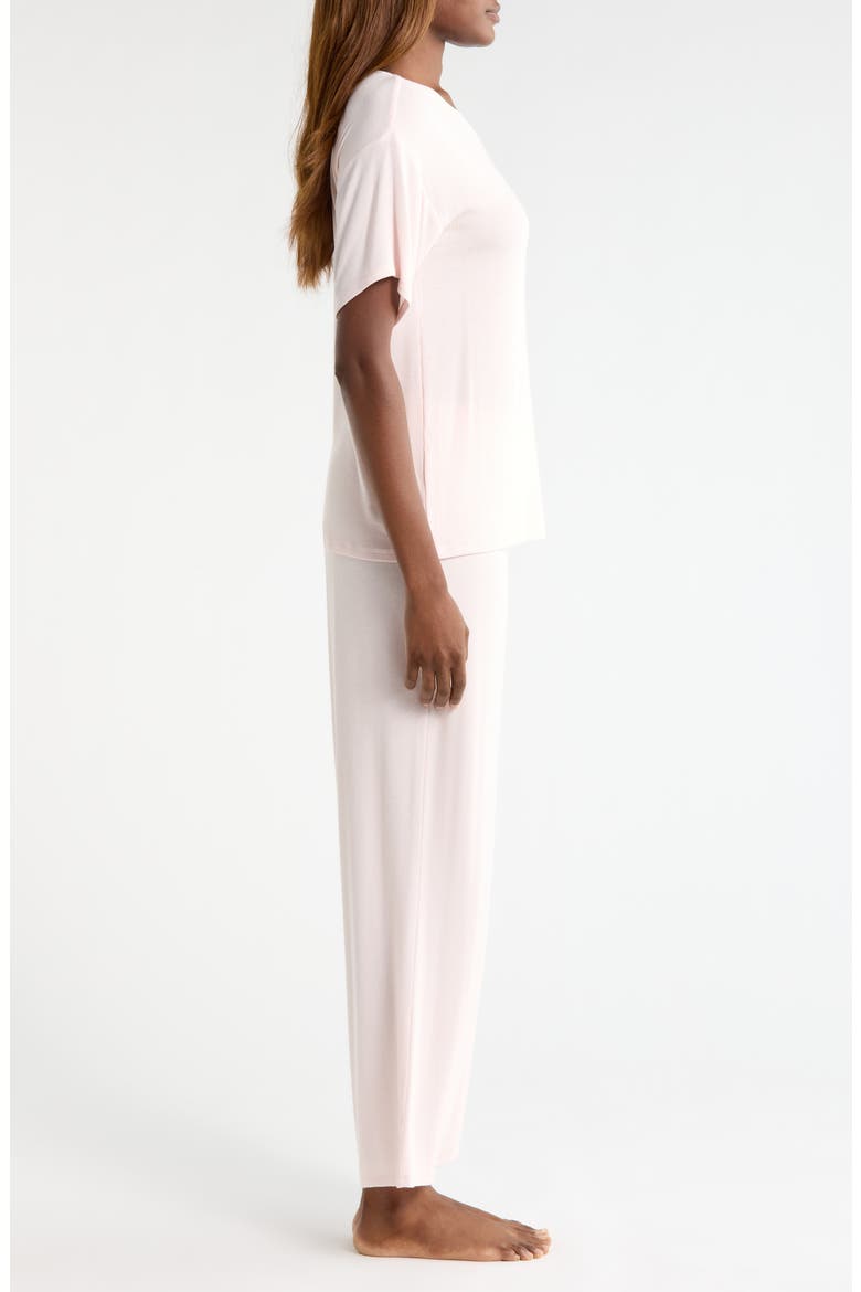 Moonlight Eco Easy Rib Pajamas, Alternate, color, PINK LOFT