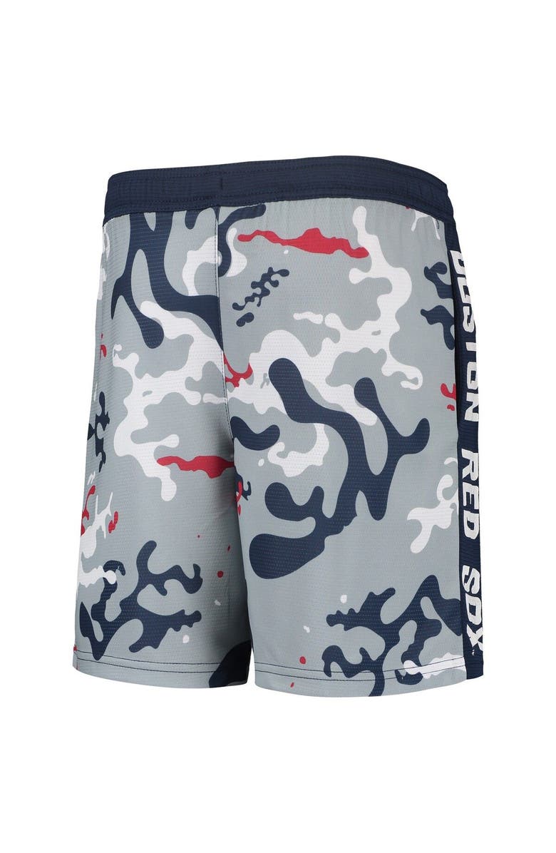 Outerstuff Youth Navy Boston Red Sox Camo Newsies Active Shorts, Alternate, color, Navy
