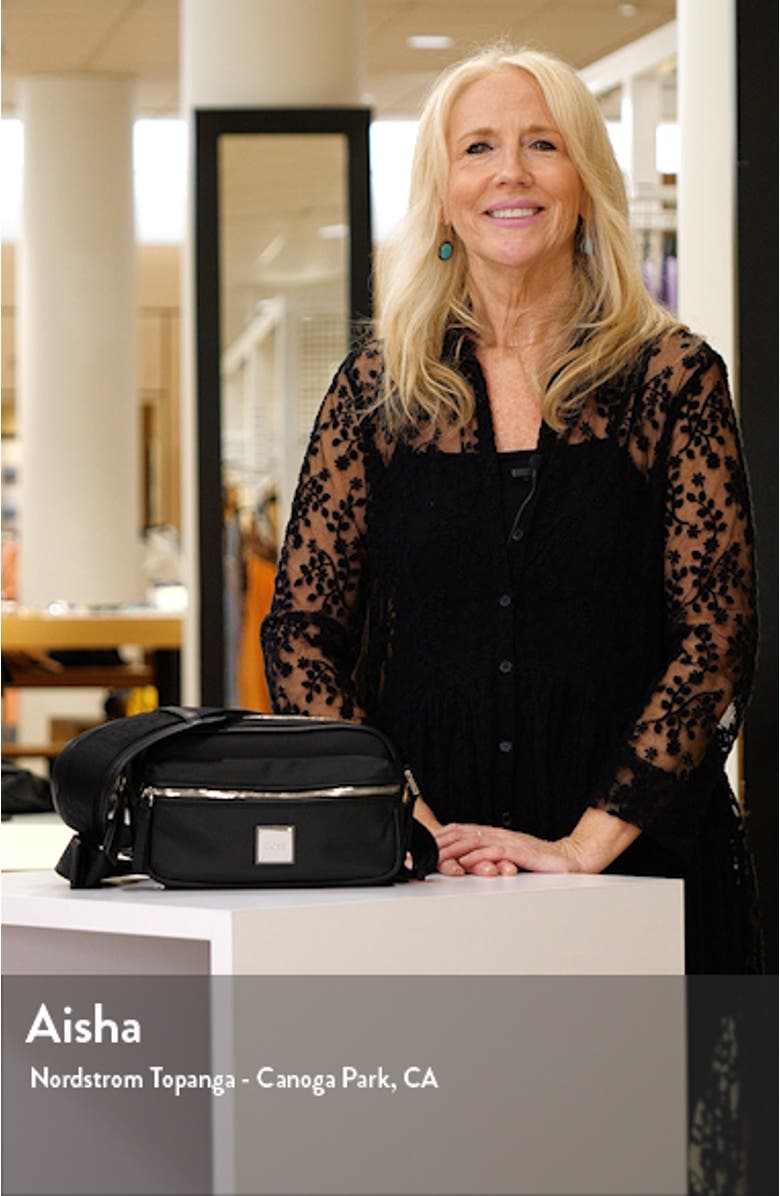 Lennon East/West Recycled Polyester Sling Bag, sales video thumbnail