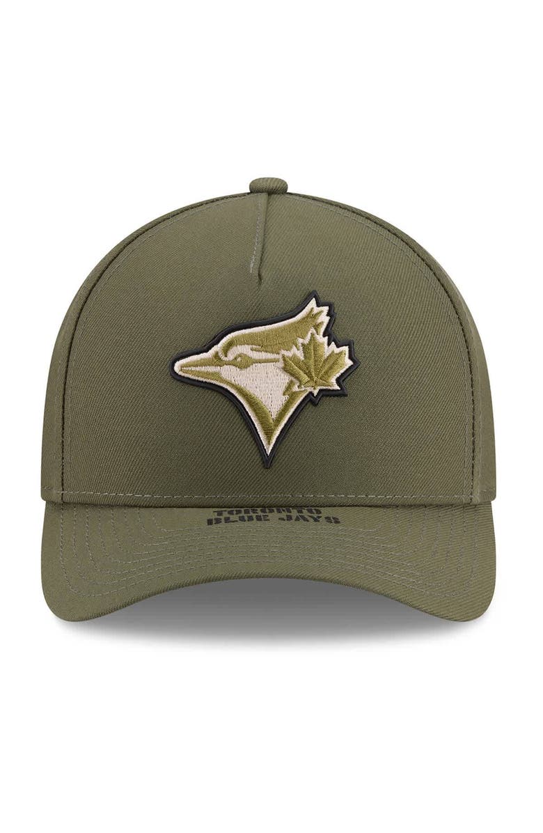 New Era Men's New Era  Olive Toronto Blue Jays 2026 Armed Forces Day 9FORTY Adjustable Hat, Alternate, color, 