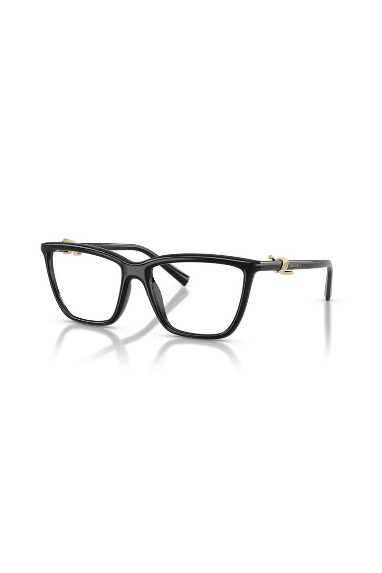 55mm Cat Eye optical glasses, Main, color, Black