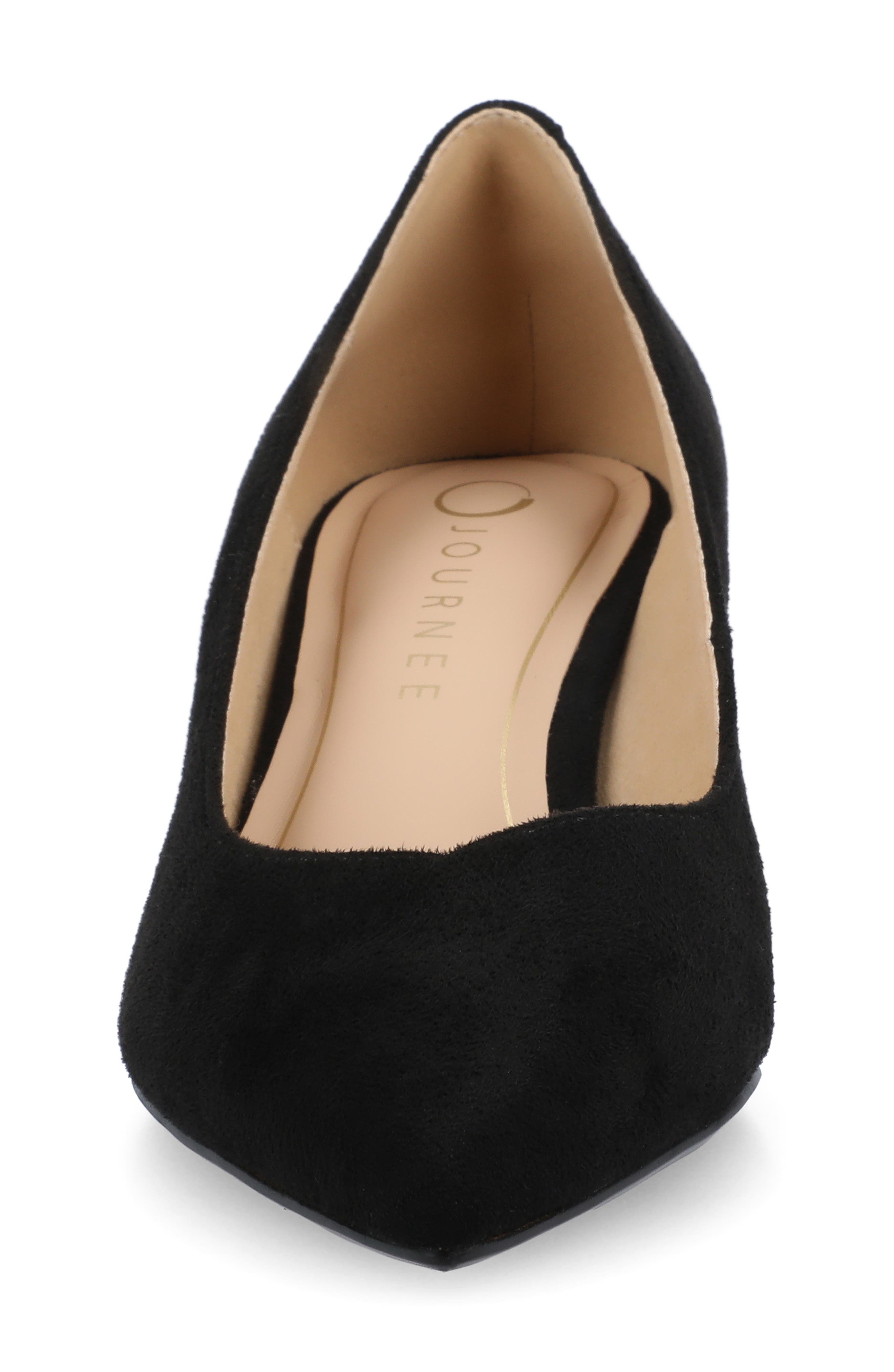 Pammie Pump, Alternate, color, BLACK SUEDE