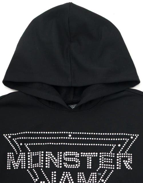 Monster Jam Pullover Hoodie In Black