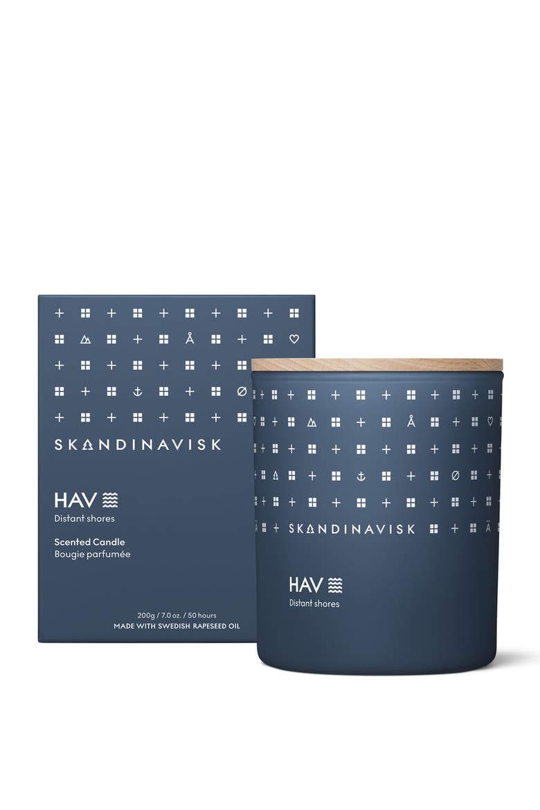 HAV Scented Candle 200g, Main, color, Blue