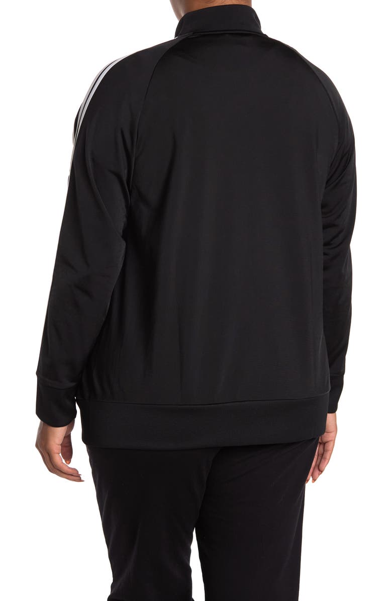 adidas Warm-Up Tricot Slim 3-Stripes Track Jacket, Alternate, color, 