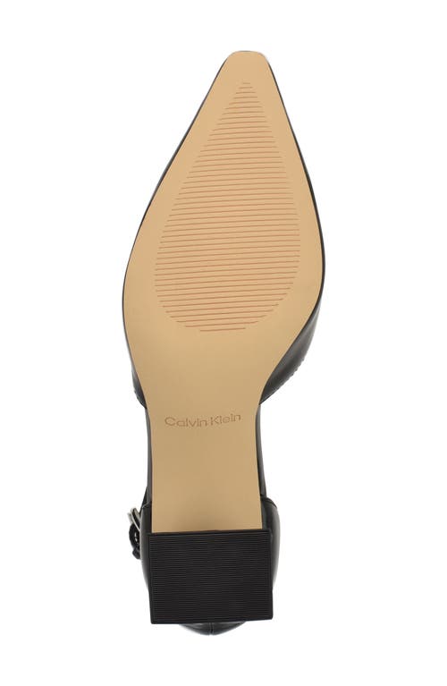 Calvin Klein Nalene Ankle Strap Pump
