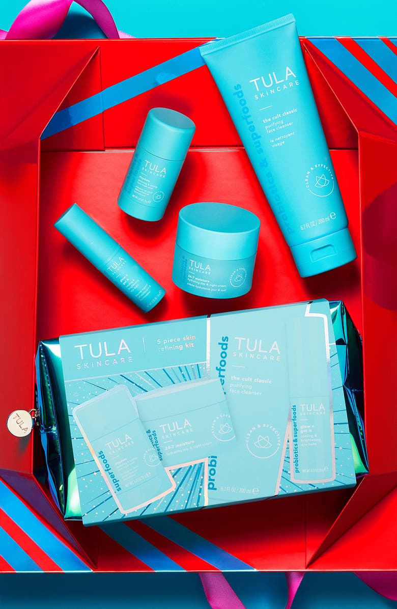 TULA Skincare Stay Present 5-Piece Skin Refining Kit, Alternate, color, 