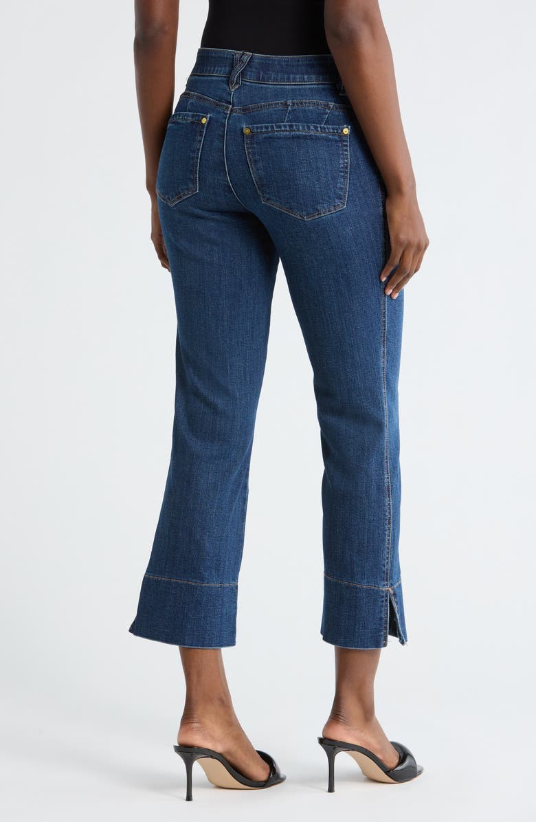 Democracy Front Seam Kick Flare Jeans, Alternate, color, Blue