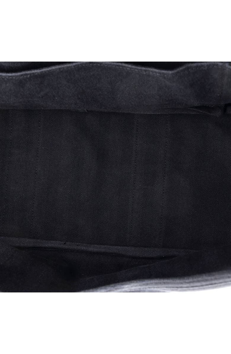 Pre-Owned Hermes Valparaiso Bag Toile and Leather MM, Alternate, color, Noir