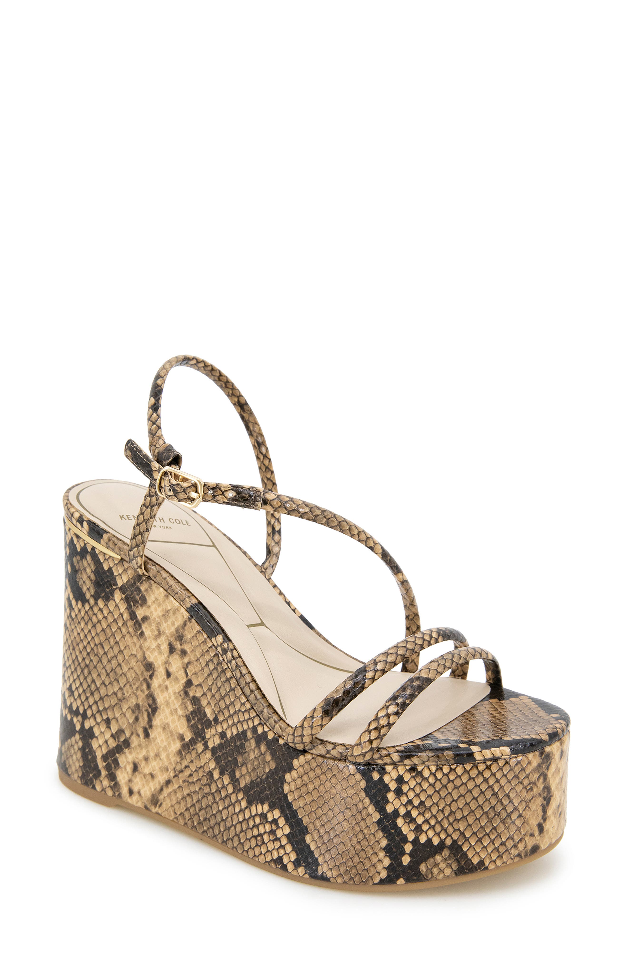 Kenneth Cole New York Tatiana Platform Wedge Sandal, Main, color, 