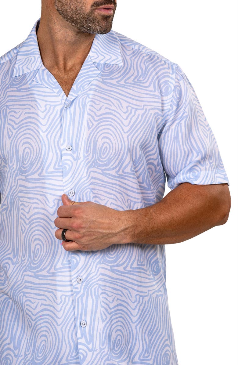 Maceoo Short Sleeve Button Front Shirt, Alternate, color, 