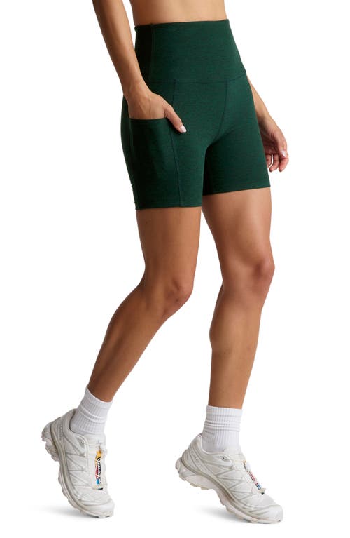 BEYOND YOGA BEYOND YOGA SPACE DYE KEEP PACE BIKE SHORTS