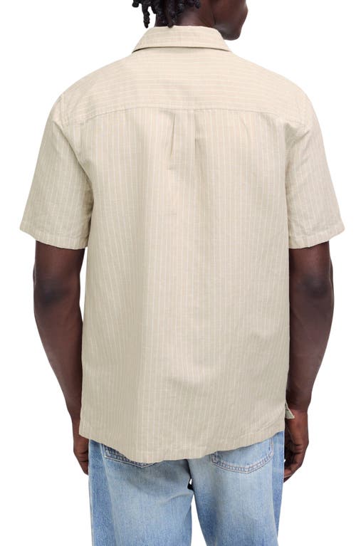 Madewell Button-up Short-sleeve Shirt In Animal Print