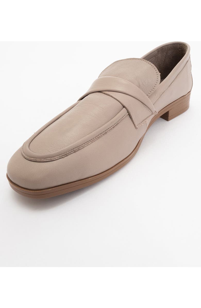 Forever & Always Shoes Splice Leather Flat Loafers, Alternate, color,