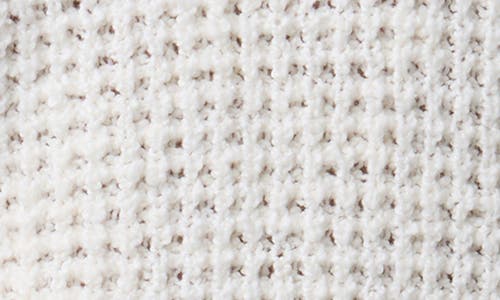 Shop Joe's Split Neck Puff Sleeve Sweater In White
