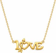 Donatello Gian Gold-Tone Arrow Love Necklace