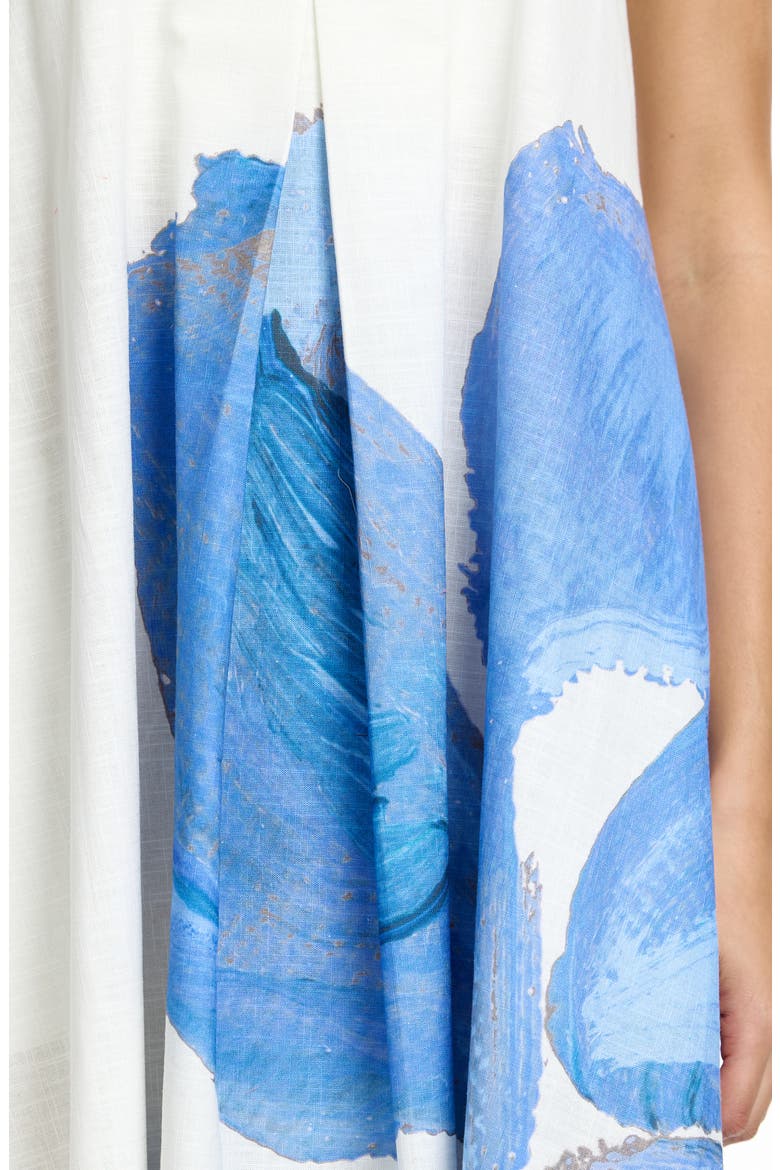 Parisa Placed Floral Strapless Cotton Maxi Dress, Alternate, color, SPLICED BLOOM