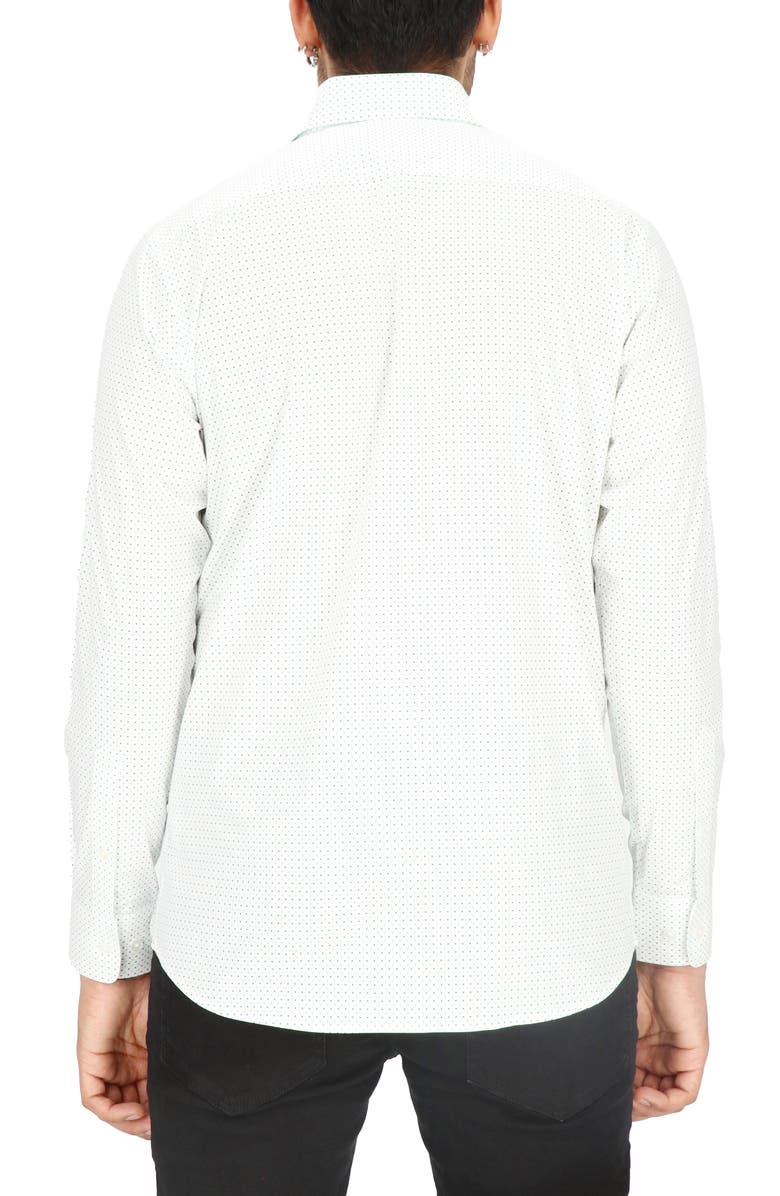 Scotch & Soda Dot Print Modern Fit Dress Shirt, Alternate, color, 