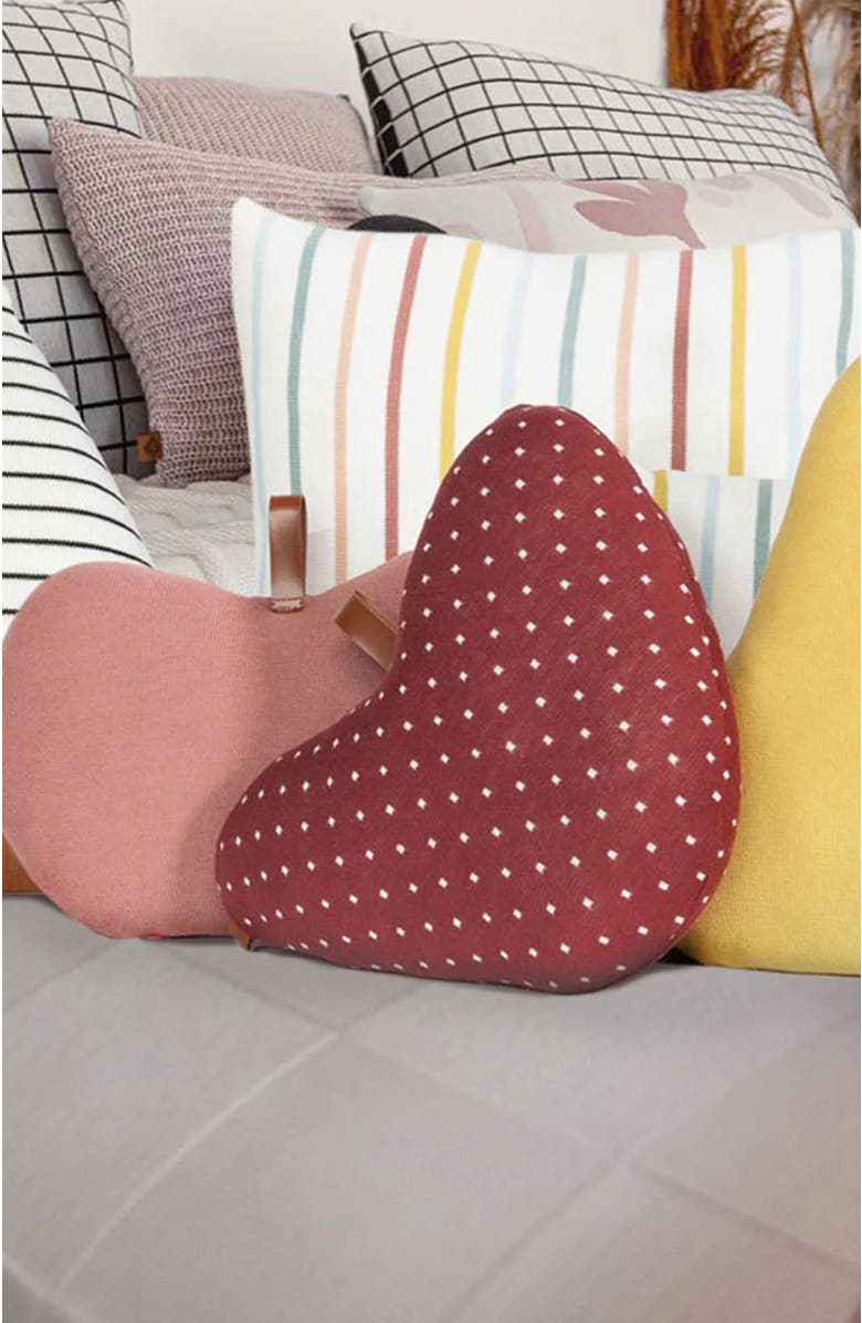 RIAN TRICOT Strawberry Pillow, Alternate, color, Red