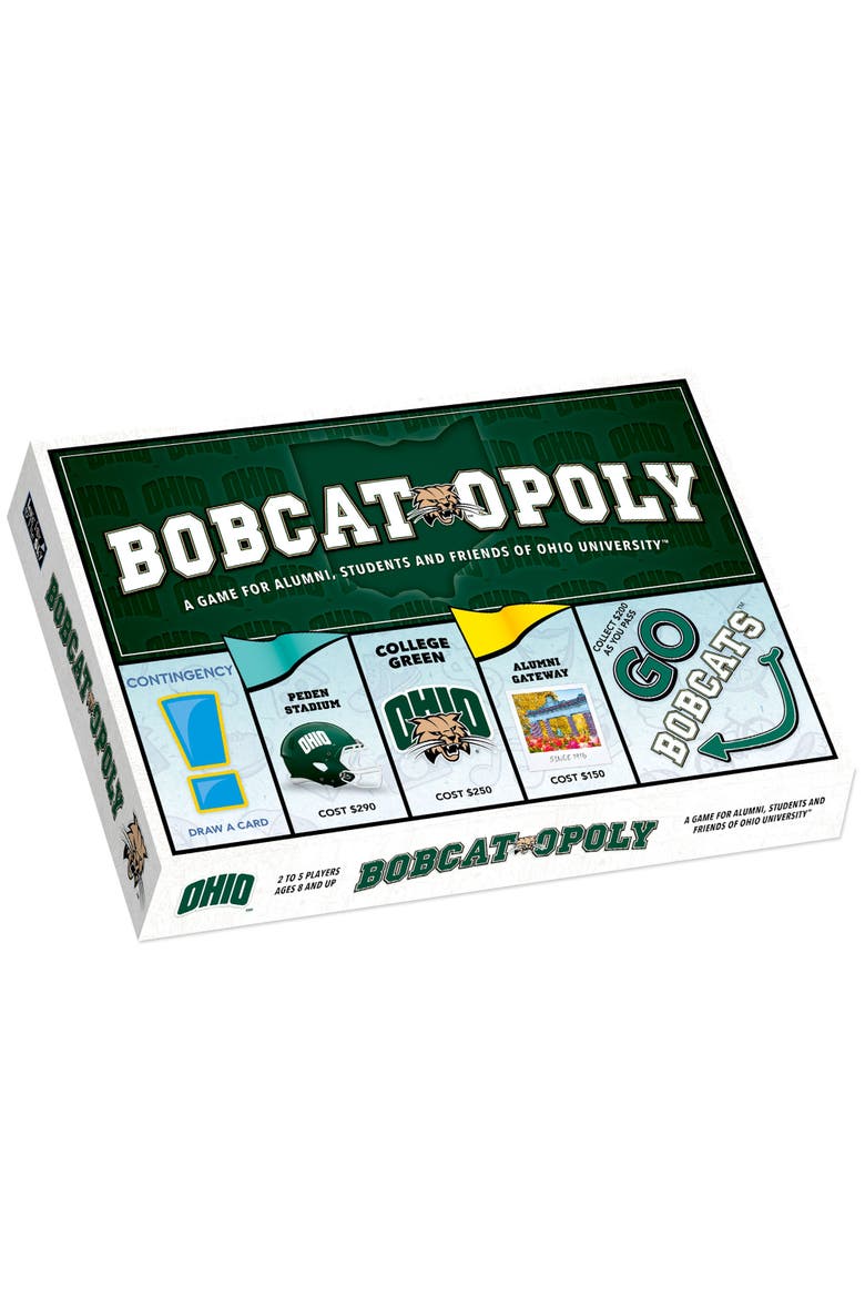 Bobcat Opoly Ohio Univ Family Board Game Ages 8+, Alternate, color, Multicolored