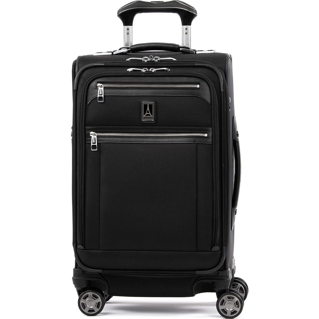 Travelpro Platinum Elite Softside Expandable Carry-on 21-inch Luggage In Shadow Black