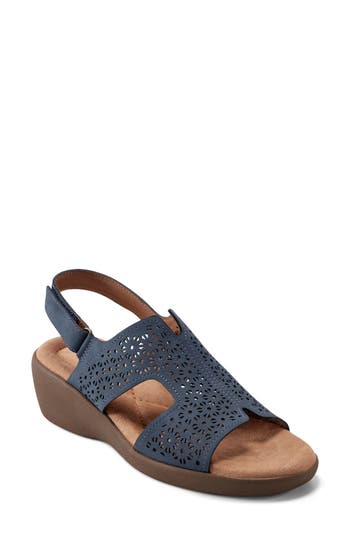 EASY SPIRIT EASY SPIRIT KALI LASER-CUT SLINGBACK SANDAL