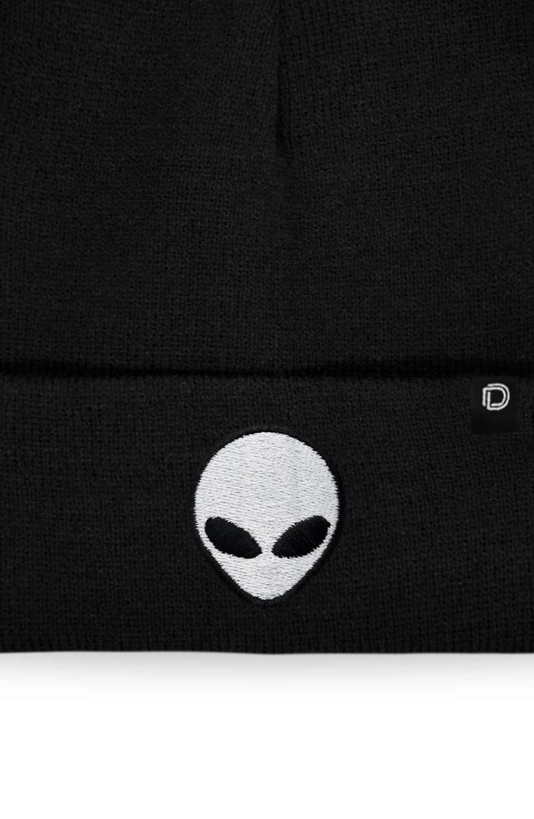 Dalix Alien Beanie, Alternate, color, Black