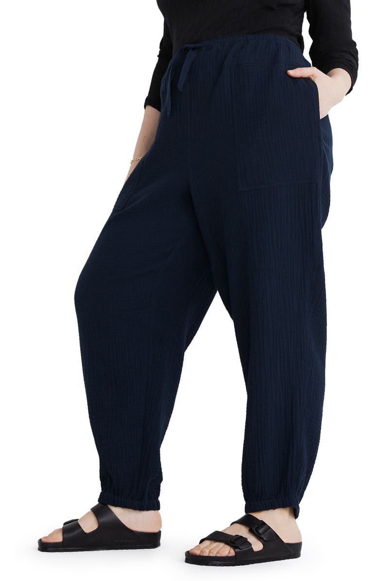 Madewell Lightspun Pull-On Mid-Rise Joggers, Alternate, color, 