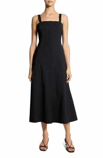 Square Neck Midi Dress