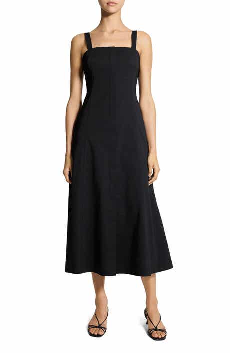Square Neck Midi Dress