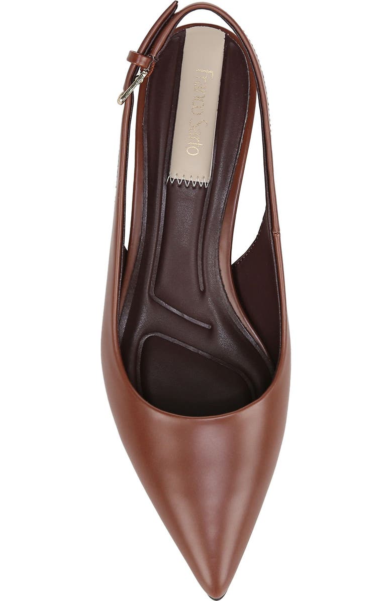 Franco Sarto Racer Slingback Pump, Alternate, color, Brown