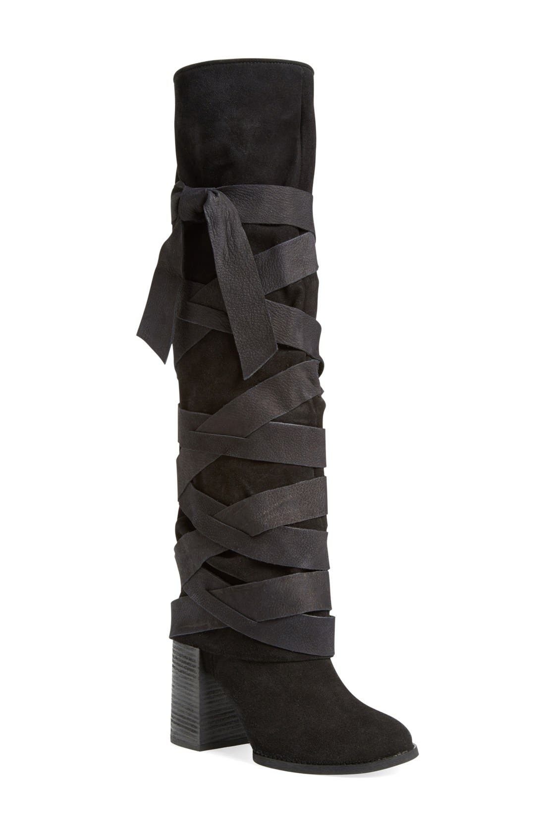 Free People 'Paradiso' Wraparound Strap Boot, Main, color, 