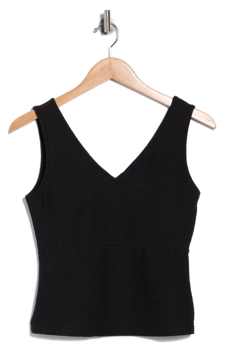 MARIKA Susie V-Neck Tank Top, Alternate, color, Black
