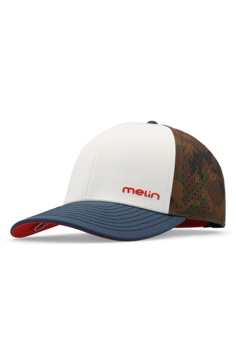 Hydro Compass Merica Camo Performance Snapback Ball Cap
