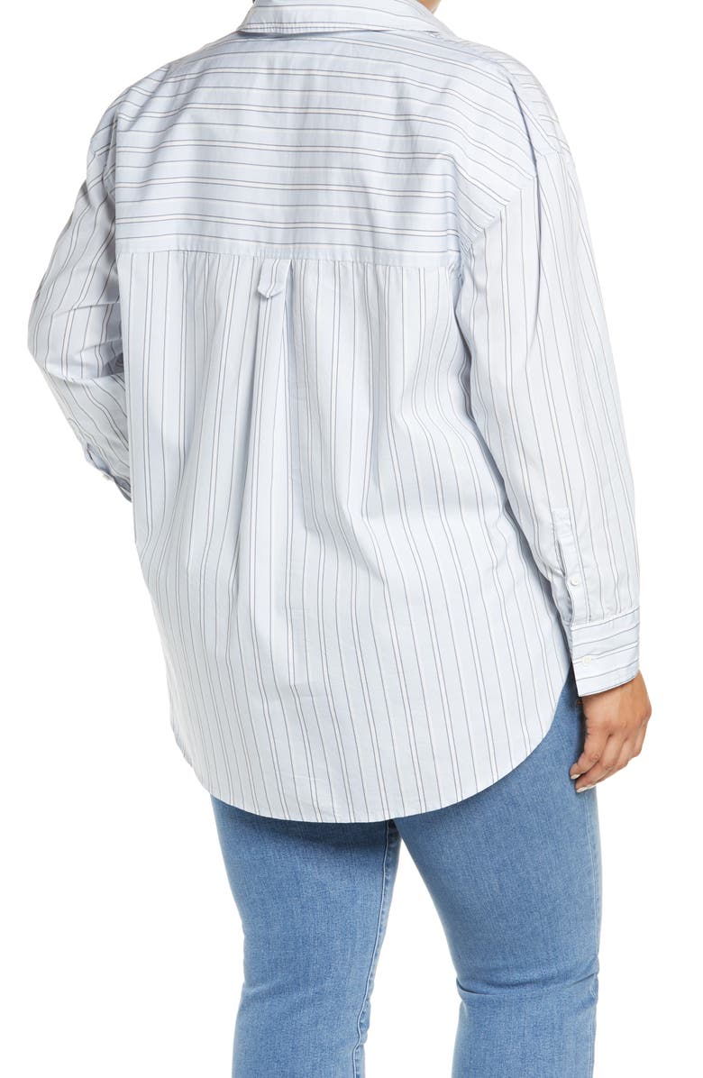 Treasure & Bond Oversize Poplin Button-Up Shirt, Alternate, color,