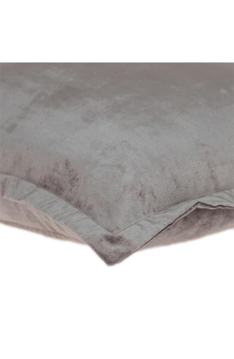 PARKLAND COLLECTION Agneta Transitional Taupe Square Throw Pillow, Alternate, color, Taupe