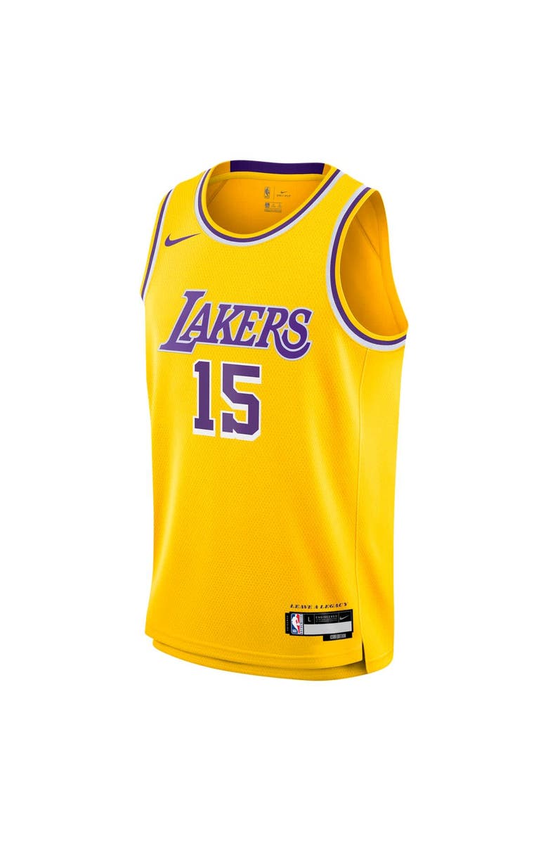 Nike Youth Nike Austin Reaves Gold Los Angeles Lakers Swingman Jersey - Icon Edition, Alternate, color, Gold