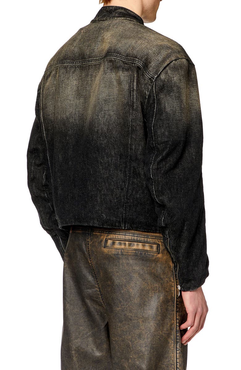 DIESEL<sup>®</sup> Marge Denim Jacket, Alternate, color, Black