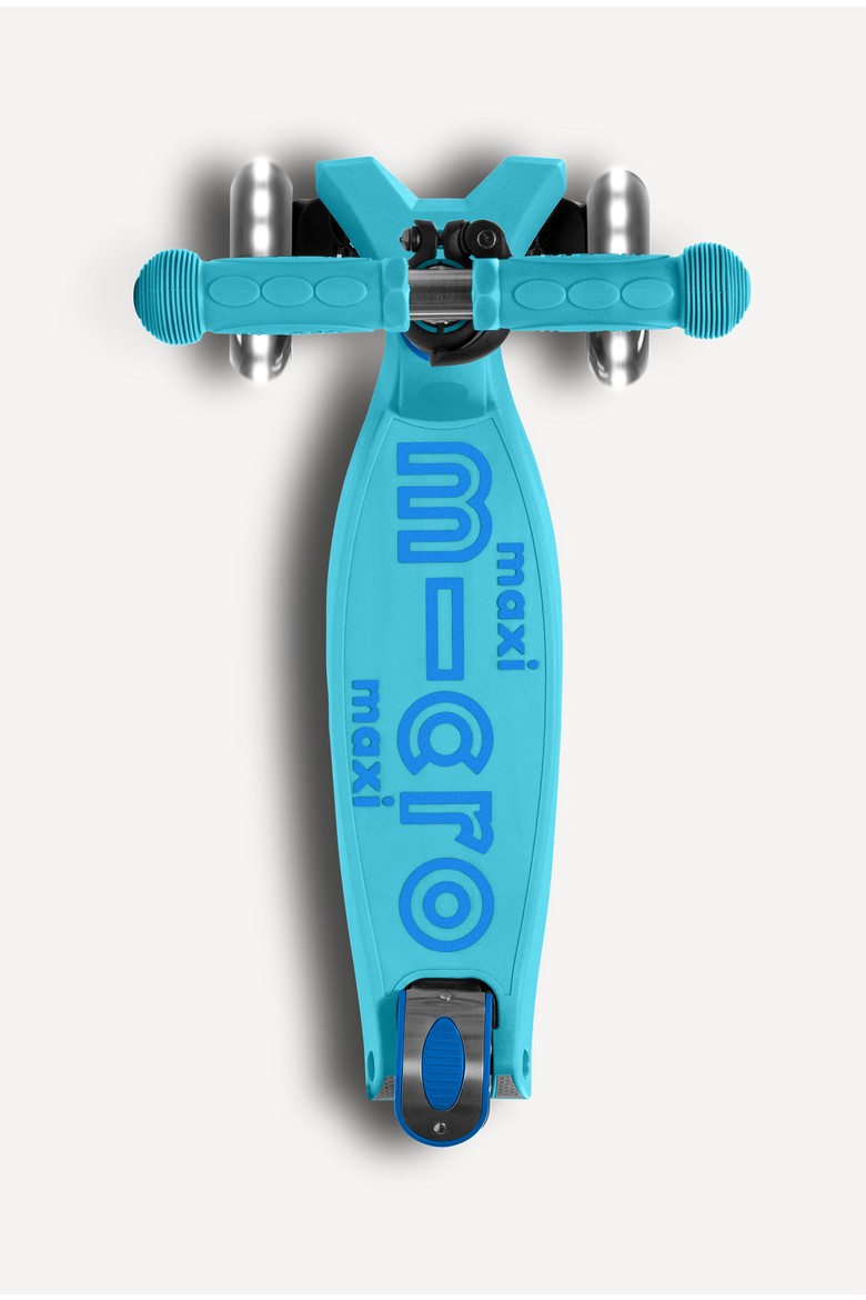 Maxi Foldable LED Scooter for Ages 5-12, Alternate, color, Bright Blue