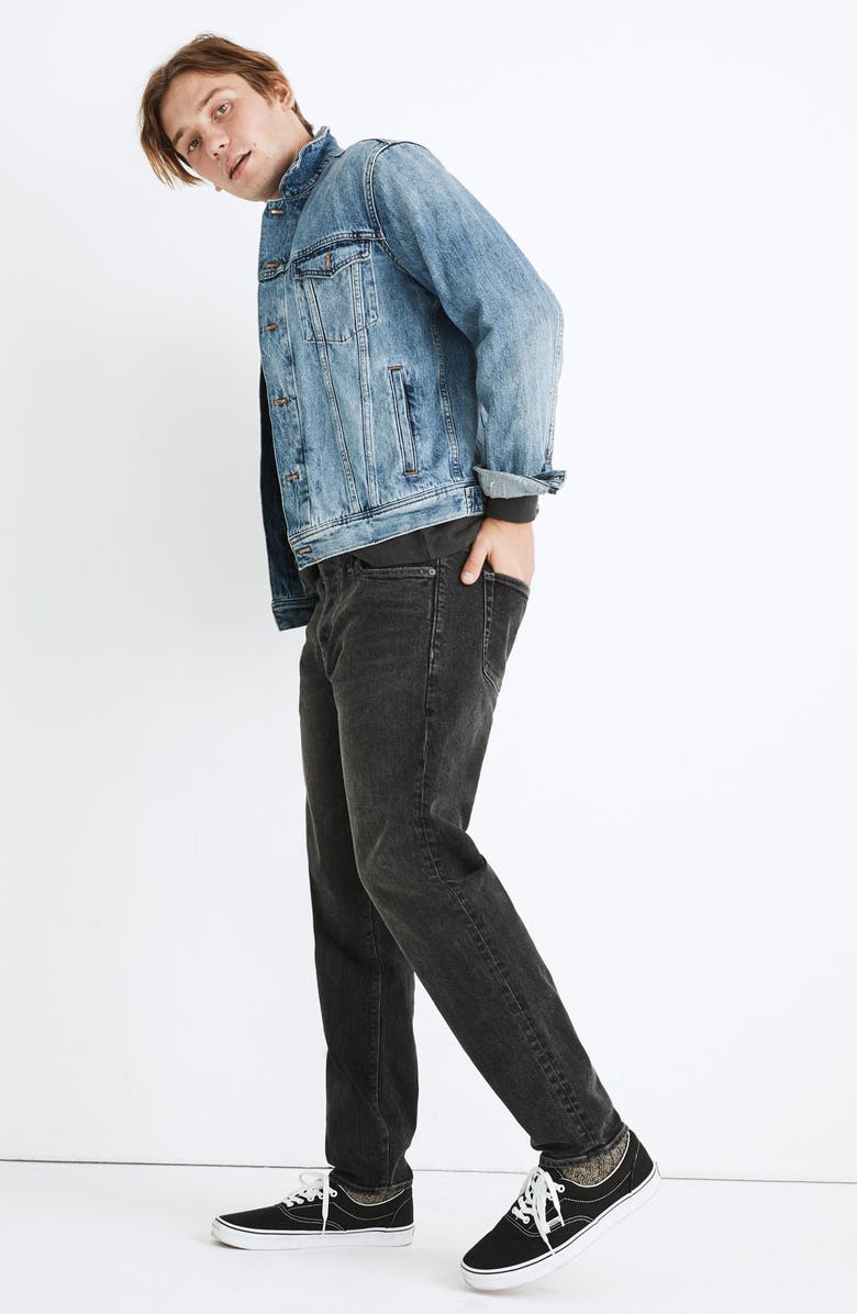 Madewell Relaxed Fit Tapered Leg Authentic Flex Jeans, Alternate, color, 